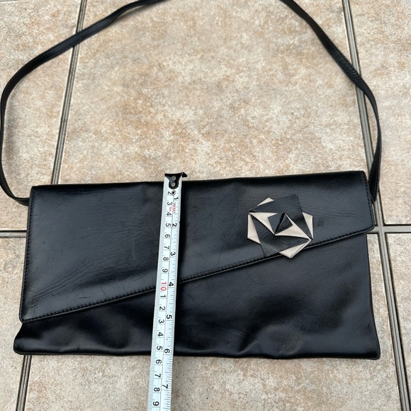 Sergio Rossi Black Leather purse - Picture 10 of 13